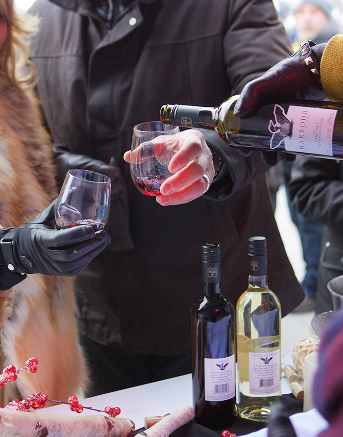 Couple at Icewine Festival